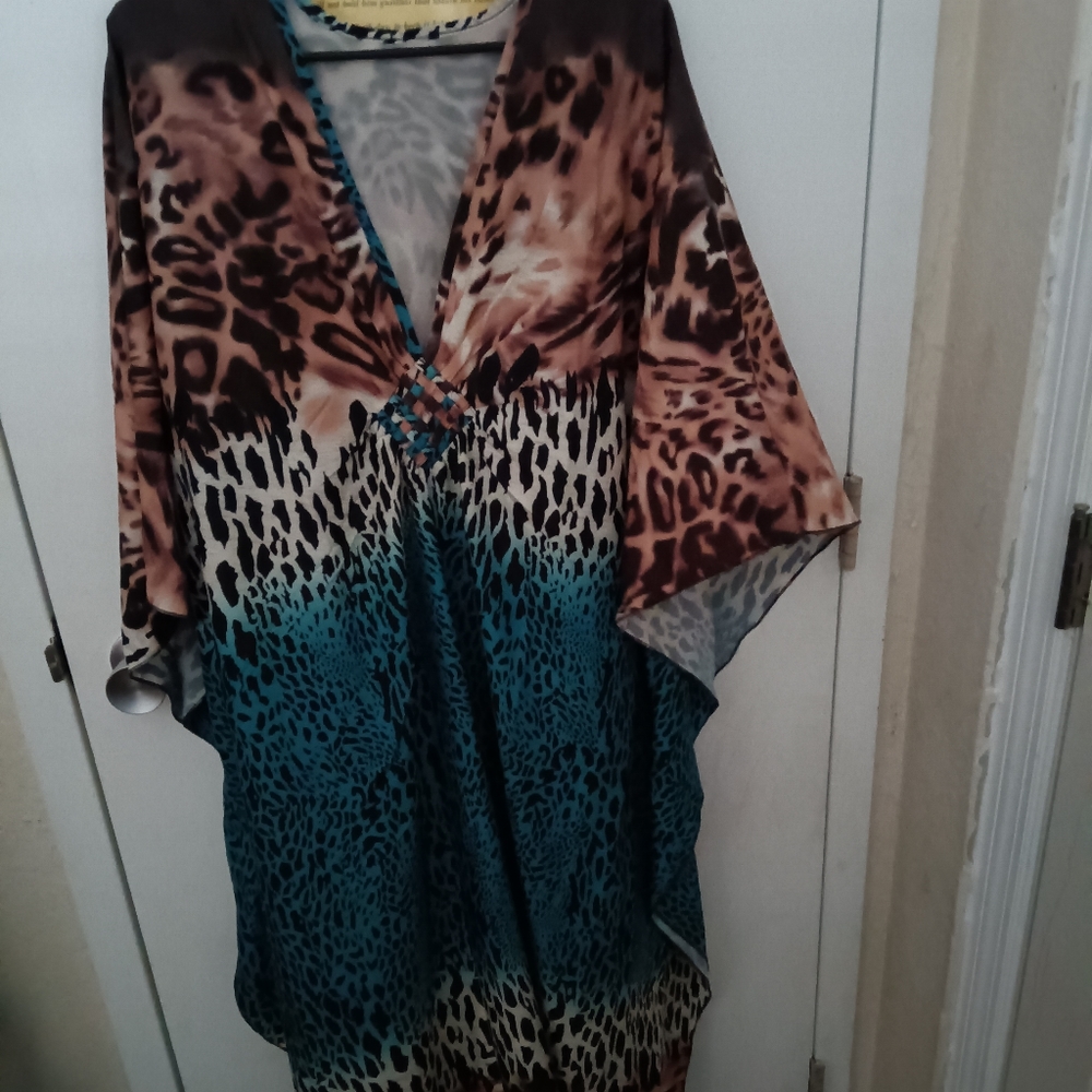 Multi animal print/color Beach Dress